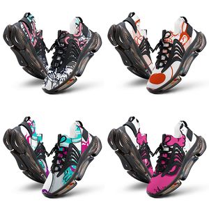Men Women Diy Custom Designer Shoes Low Top Canvas Skateboard Sneakers Triple Black Customization UV Printing Sports Sneakers XUEBI 1008-00136