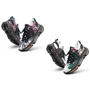 Men Women Diy Custom Designer Shoes Low Top Canvas Skateboard Sneakers Triple Black Customization UV Printing Sports Sneakers Xuebi 1008-25016