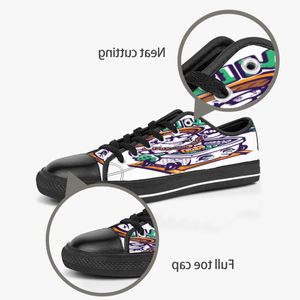 hommes femmes diy chaussures personnalisées basse toile de skateboard baskets triple noire personnalisation uv imprimer sport baskets kele 23