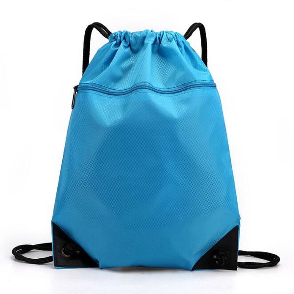 Mochila de bolsillo con cordón para hombre y mujer, nueva Mochila deportiva Unisex, bolsa portátil impermeable Oxford para exteriores