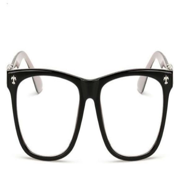 Mentes femmes de mode lunettes sur le nom de trame Brand Designer Verres simples lunettes optiques Myopie OCULOS 2463
