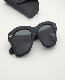 Hommes Femmes Fashion Lunettes de soleil Big Square Tortoise Cadre UV400 Lenses en verre de haute qualité avec boîte d'accessoires plage adapté 9802061