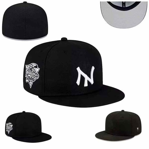 Hommes Femmes Chapeaux ajustés taille 7-8 Chapeau Snapbacks Casquettes de basket-ball réglables Toutes les équipes Unisexe Sports de plein air Broderie Coton Plat Fermé Bonnets Flex Sun Cap Mix Order X-4