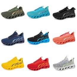 Hommes femmes Gai Chaussures de course dix chaussures de plate-forme noire bleu bleu clair jaune mens entraîneurs sportive extérieur sneaker