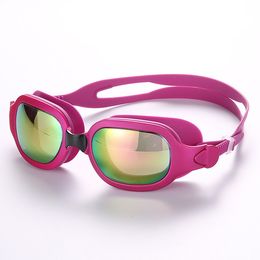 Mannen Vrouwen Goggles Hoge Definitie Waterdichte Antifaken Swimming Goggles Groot Frame Geklakte Silica Gel Bril Yakuda Dropshipping Geaccepteerd Goedkoop 2021