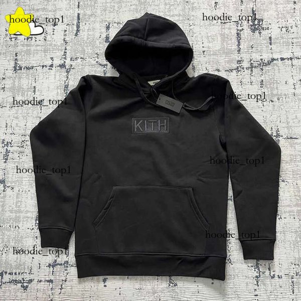 Hommes femmes hip hop kith sweat à capuche décontractée Box enveloppe lâche à capuche meilleure qualité Pullover Black Pinkshirts Kith Tag 5402