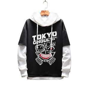 Hommes Femmes Hoodies Anime Tokyo Ghoul Pull À Capuche Sweat Sportswear Étudiants Survêtement Cosplay Costume Manteaux Veste Jumper 201128