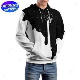 Designer Hommes Femmes Sweats à capuche Sweatshirts Ciel étoilé Blanc Personnalisé à motifs Casquettes lâches imprimées comme sweats à capuche en gros à capuche femmes Vêtements pour hommes Vêtements grande taille s-6xl