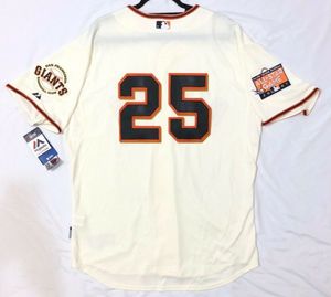 Hommes Femmes enfants BARRY BONDS COOL BASE JERSEY Broderie New Baseball Jerseys XS-6XL