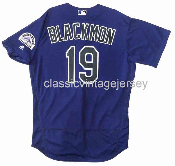 Hombres Mujeres niños CHARLIE BLACKMON FLEX BASE JERSEY Bordado Nuevas camisetas de béisbol XS-6XL