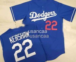 Hommes Femmes enfants CLAYTON KERSHAW Baseball JERSEY Maillots personnalisés professionnels XS-5XL 6XL