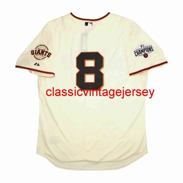 Hombres Mujeres niños HUNTER PENCE COOL BASE JERSEY Bordado Nuevas camisetas de béisbol