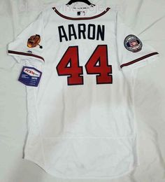 Hommes Femmes Enfants MOYEN HANK AARON FLEX BASE JERSEY Broderie Nouveaux maillots de baseball