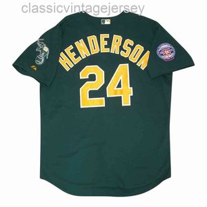 Hommes Femmes enfants RICKEY HENDERSON A'S JERSEY MADE IN THE USA Broderie New Baseball Jerseys