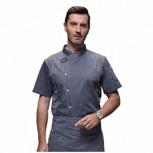 Hommes Femmes Cuisine Travail Uniforme Adulte Unisexe Chef Veste Manteau Cook Hôtel Restaurant Cantine Pâtisserie Café Chemise Costume De Cuisine 58Rm #