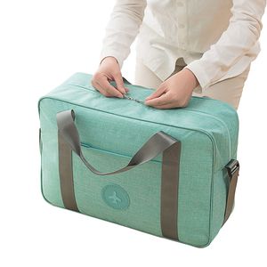 Mannen Vrouwen Grote Capaciteit Weekend Reistas Draagbare Bagage Bagage Opslag Organizer Duffle Tassen Accessoires Tote Bag Big T200710