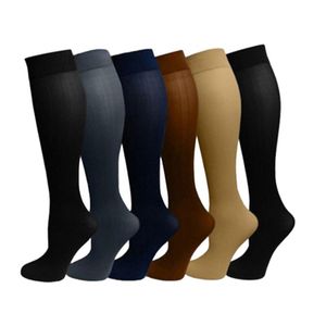 Mannen Vrouwen Lange Stretchy Compression Knie Sokken Bloedcirculatie Kous Duurzaam Vet Burn Been Afslanken Sokken Meias Calcetines