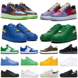 Hommes Femmes Chaussures Basses Noir Blanc Af 1 Invaincu Un Utilitaire Vert Triple Phantom Sail Ambush Brooklyn MCA Université Bleu Rouge Chaussures Casual Pour Tiffany