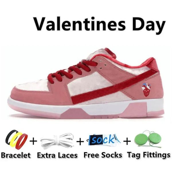 Hombres Mujeres Zapatos de diseñador de lujo Chicas Panda Freddy Krueger Dubks Plate-forme Langosta Triple Pink Remastered Grandes zapatos para hombre Skate Zapatillas de deporte Luz Día de San Valentín