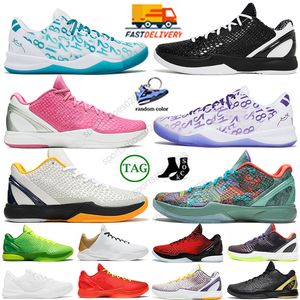 Hommes Femmes Mamba Protro 6 Protros 8 Chaussures de basket-ball Ginch 6s 8s Grinches inversées Radiant Emerald Mambacita Big Stage Parade Outdoor Lb20 Eybl Jogging Taille EUR40-46
