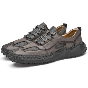 Hombres Mujeres Malla Zapatos para correr Cuero Suave Comodidad Negro Blanco Marrón Gris Rojo Zapatillas deportivas para hombre Zapatillas deportivas GAI