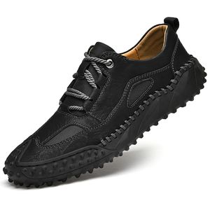 Hombres Mujeres Malla Zapatos para correr Cuero Suave Comodidad Negro Blancos Marrón Gris oscuro Rojo Zapatillas deportivas para hombre Zapatillas deportivas GAI