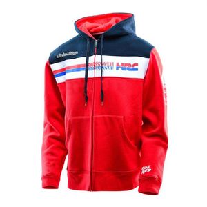 Hombres Mujeres MOTO GP para HRC Racing Cremallera Sudadera con capucha Moda Hombres Chaqueta Tamaño S-2XL283r