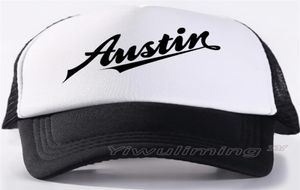 Mannen Nieuwe zomer Trucker Caps Austin Mini Cool Summer Black Adult Cool Baseball Mesh Net Trucker Caps Hat For Men Adult6587511