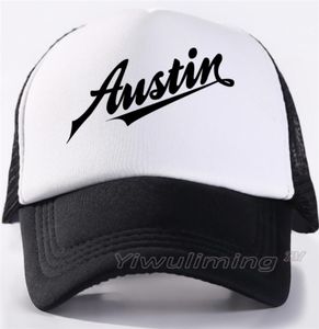 Men Women New Summer Trucker Caps Austin Mini Cool Summer Black Adult Cool Baseball Mesh Net Trucker Caps Hat For Men Adult2521695