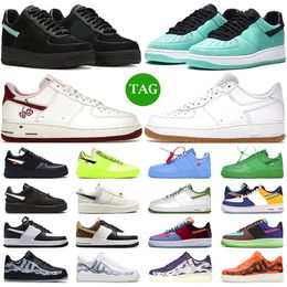 Men Women One Casual Shoes 1 Skate Low Sneakers White Gum Panda Mocha University Blue Valentines Day Pink Prime Pine Green Mens Trainers Outdoor Shoes