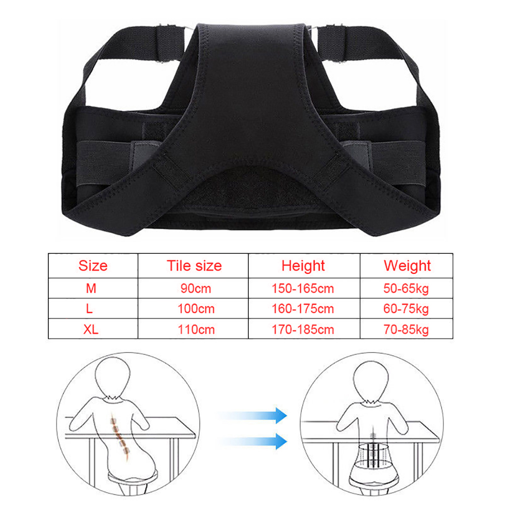 Men Women Posture Corrector Back Support Flexible Correct Waist Belt Vest Brace Health Yoga Training Accessories