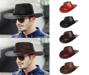 Mannen Vrouwen Retro Western Cowboy Rijhoed Reisprestaties Western Hoeden Zonneklep Cap8457382