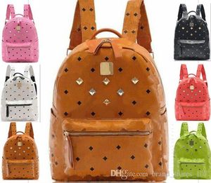 Men Women Rivet Backpack Handtassen Modeleren Student Tas Schoudertas Hoogwaardige Designer Backpacks Rucksack