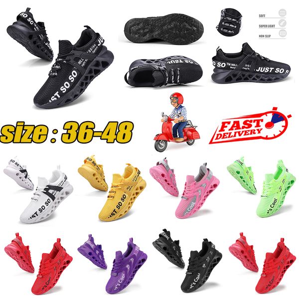 Zapatillas para correr para hombre y mujer, zapatillas cómodas, malla transpirable, cojín superior, peso ligero, envío rápido, deportes para correr, talla grande