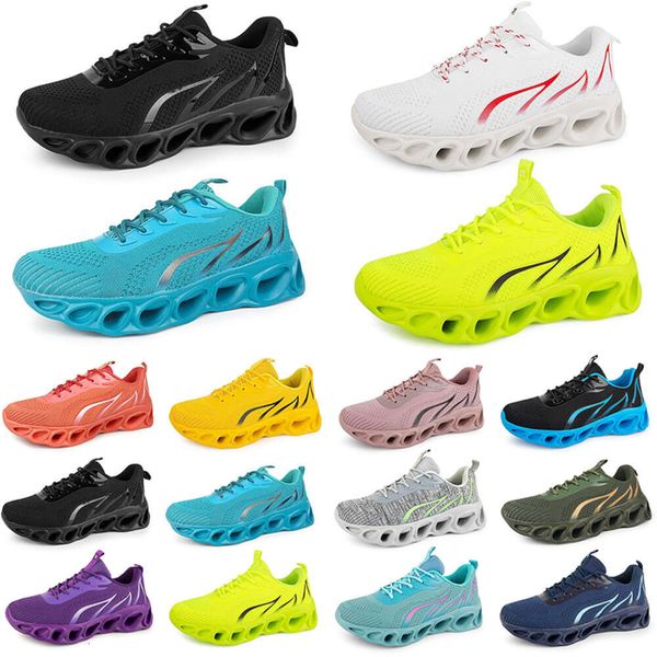 Hommes femmes chaussures de course entraîner pêche sarcelle violet rose rouge jaune violet vert bleu triple noir blanc fuchsia sports respirants 2024 chaussures mode