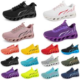 hommes femmes chaussures de course entraîneur de mode triple noir blanc rouge jaune violet vert bleu pêche sarcelle violet rose fuchsia baskets de sport respirantes trente deux GAI