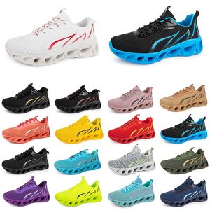 Men Dames hardloopschoenen mode trainer triple zwart wit rood geel paars groen blauw perzik groene roze honingdauw ademende sport sneakers gai