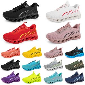 hommes femmes chaussures de course entraîner triple noir blanc rouge jaune violet vert bleu pêche sarcelle violet rose fuchsia bassenthes de sport respirant trente-cinq gai