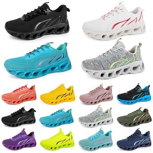 Hommes Femmes Chaussures de course Entraîneur de mode Triple Noir Blanc Rouge Jaune Vert Bleu Pêche Sarcelle Violet Rose Fuchsia Baskets de sport respirantes Quatre-vingt-douze GAI