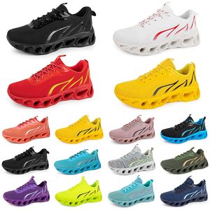 heren dames loopschoenen mode trainer triple zwart wit rood geel paars groen blauw perzik blauwgroen paars roze fuchsia ademend sport sneakers veertig GAI