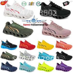 heren dames loopschoenen mode trainer triple zwart wit rood geel paars groen blauw perzik blauwgroen paars oranje lichtroze sandalen voor binnen en buiten 2024 mode