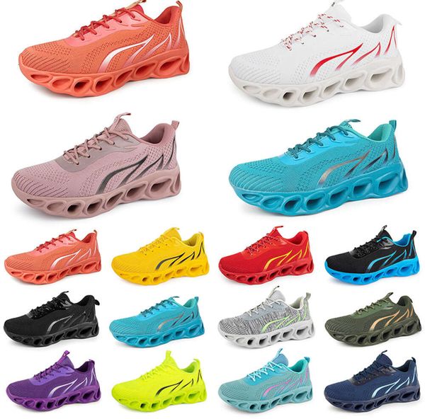 hommes femmes chaussures de course entraîner triple noir blanc rouge jaune violet vert bleu pêche sarcelle violet rose clair fuchsia brisé les baskets sportives respirantes onze