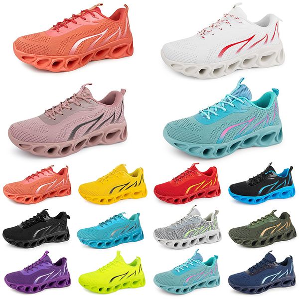 hommes femmes chaussures de course entraîner triple noir blanc rouge jaune violet vert bleu pêche sarcelle violet rose clair fuchsia brisé les baskets sportives respirantes quatorze