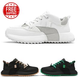 Livraison gratuite hommes femmes chaussures de course plate confortable respirant blanc vert blanc mens entraîneurs sport sneakers gai