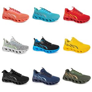 Hombres Mujeres Zapatos para correr GAI Negro Blanco Púrpura Rosa Verde Azul marino Azul claro Amarillo Beige Desnudo Ciruela Entrenadores para hombre Zapatillas deportivas femeninas Jun38 Dreamitpossible_12