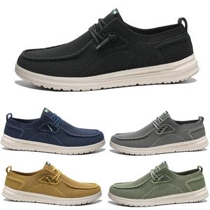 Livraison gratuite hommes femmes chaussures de course à lacets en maille antidérapante mash bleu noir gris gris jaune vert mens entraîneurs sport sneakers gai