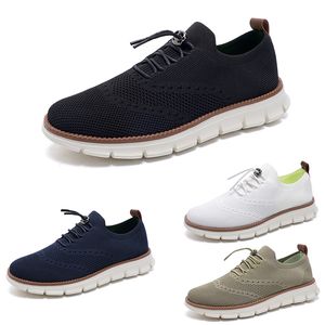 Livraison gratuite hommes femmes chaussures de course en maille respirant blanc noir kaki kaki bleu mens entraîneurs sport sneakers gai