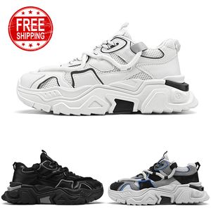 Livraison gratuite hommes femmes chaussures de course à masse confort confort noir blanc gris gris mens dingue sport sneakers gai