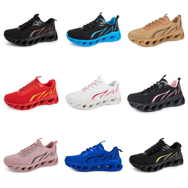 Hombres Mujeres Zapatos para correr One GAI Negro Blanco Púrpura Rosa Verde Azul marino Ligero Cómodo Para Hombre Entrenadores Deportes Zapatos para caminar TR