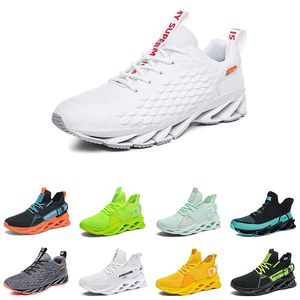 Hombres Mujeres Zapatos para correr Triple Negro Amarillo Rojo Lemen Verde Fresco Gris Para Hombre Entrenadores Deportes Zapatillas deportivas Uno